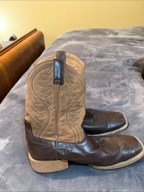 Ariat Brown and Tan Kids Western Boots